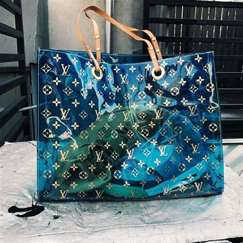 louis vuitton plastic beach bag